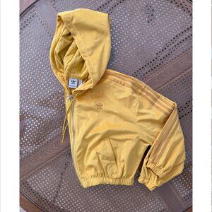 Adidas Hooded Track Velvet Cropped-fit Zip up.